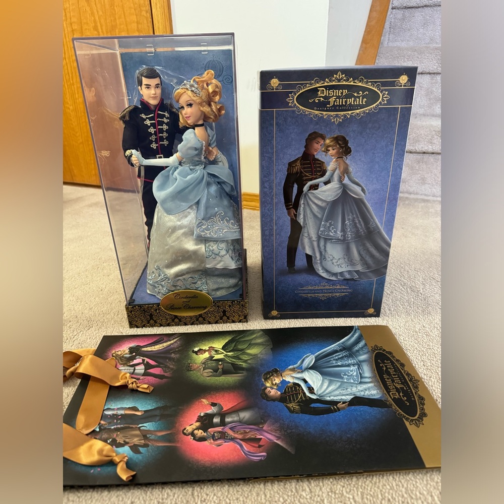 Cinderella & Prince Charming Disney Designer Fairytale Couple …